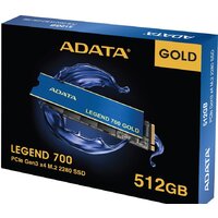 SSD ADATA Legend 700 Gold 512GB SLEG-700G-512GCS-S48 - Превью изображения №7 — Интернет-магазин Time-Shop