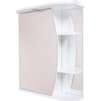 Onika Шкаф с зеркалом Луна 60.01 левый (белый) [206013]