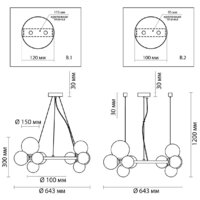 Подвесная люстра Odeon Light Tovi 4818/11 - Превью изображения №5 — Интернет-магазин Time-Shop