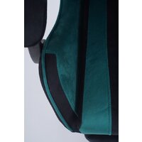 Игровое (геймерское) кресло Calviano 1584 (велюр, черный/зеленый) - Превью изображения №20 — Интернет-магазин Time-Shop