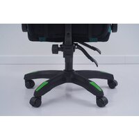 Игровое (геймерское) кресло Calviano 1584 (велюр, черный/зеленый) - Превью изображения №7 — Интернет-магазин Time-Shop