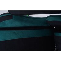 Игровое (геймерское) кресло Calviano 1584 (велюр, черный/зеленый) - Превью изображения №19 — Интернет-магазин Time-Shop