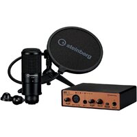 Steinberg UR12 Podcast Starter Pack (черный/оранжевый)