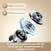 Пылесос Dreame Cordless Vacuum Cleaner R10s Essential VZV29A (евровилка, белый) - Превью изображения №6 — Интернет-магазин Time-Shop