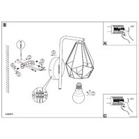 Бра Eglo Carlton 43057 - Превью изображения №3 — Интернет-магазин Time-Shop