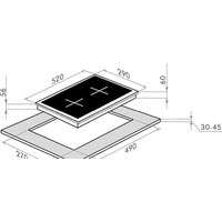 Варочная панель HOMSair HI32ABK - Превью изображения №2 — Интернет-магазин Time-Shop