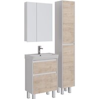  Lemark Шкаф с зеркалом Universal 70 LM70ZS-U (белый глянец) - Превью изображения №4 — Интернет-магазин Time-Shop