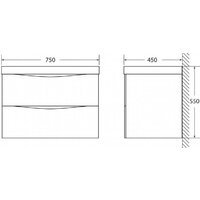  BelBagno Тумба под умывальник Marino-750-2C-SO-RN-P (rovere nature) - Превью изображения №3 — Интернет-магазин Time-Shop