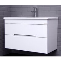  Домино Тумба под умывальник Maria 80 Malta подвесной с двумя ящиками В2 - Превью изображения №5 — Интернет-магазин Time-Shop