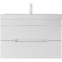  Домино Тумба под умывальник Maria 80 Malta подвесной с двумя ящиками В2 - Превью изображения №2 — Интернет-магазин Time-Shop