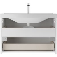  Домино Тумба под умывальник Maria 80 Malta подвесной с двумя ящиками В2 - Превью изображения №4 — Интернет-магазин Time-Shop