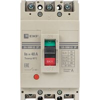Выключатель автоматический EKF PROxima ВА-99М 6340А 3P 25кА mccb99-63-40m - Превью изображения №3 — Интернет-магазин Time-Shop