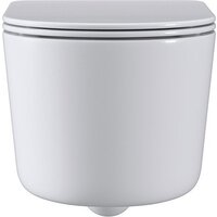 Унитаз подвесной Roxen Simple Compact в комплекте с инсталляцией StounFix Dual Fresh 6 в 1 954681 (кнопка: оружейная сталь) - Превью изображения №7 — Интернет-магазин Time-Shop