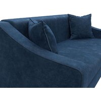 Диван Лига диванов Лига-071 129781 (велюр Brut 11 синий) - Превью изображения №4 — Интернет-магазин Time-Shop