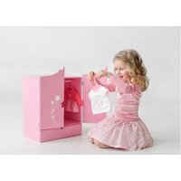 Шкаф для кукол Leader Toys Diamond Star c дизайнерским звездным принтом 74219 (розовый) - Превью изображения №8 — Интернет-магазин Time-Shop
