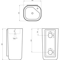 Умывальник Lavinia Boho Bathroom Sink Slim 33311126 - Превью изображения №6 — Интернет-магазин Time-Shop