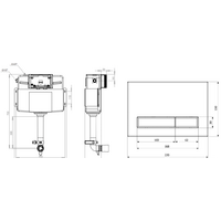 Инсталляция для унитаза Lavinia Boho Relfix 2 в 1 77030034 - Превью изображения №2 — Интернет-магазин Time-Shop