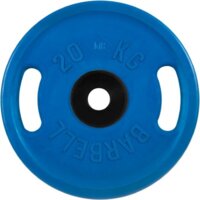 MB Barbell Евро-классик с ручками 51 мм (1x20 кг, синий)