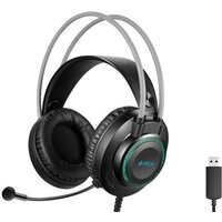 Наушники A4Tech Fstyler FH200U (черный/серый) - Превью изображения №2 — Интернет-магазин Time-Shop