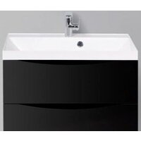 BelBagno Тумба под умывальник Marino-700-2C-SO-NL-P (nero laccato lucido)