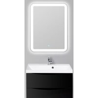  BelBagno Тумба под умывальник Marino-700-2C-SO-NL-P (nero laccato lucido) - Превью изображения №2 — Интернет-магазин Time-Shop