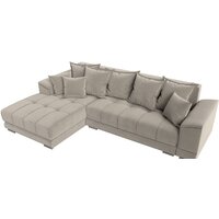 Угловой диван Лига диванов НордСтар левый 121113L (микровельвет бежевый/подушки микровельвет бежевый) - Превью изображения №6 — Интернет-магазин Time-Shop