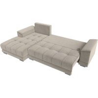 Угловой диван Лига диванов НордСтар левый 121113L (микровельвет бежевый/подушки микровельвет бежевый) - Превью изображения №8 — Интернет-магазин Time-Shop