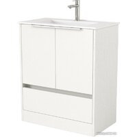  Дабер Тумба под умывальник 017 WeltWasser Deilbach 7517-70 Т17.7W.0.5Б (белый древесный/ручка белая) - Превью изображения №1 — Интернет-магазин Time-Shop