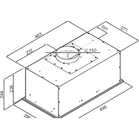 Кухонная вытяжка MAUNFELD Crosby Power 50 (черный) - Превью изображения №2 — Интернет-магазин Time-Shop