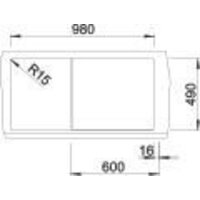 Кухонная мойка Blanco Zenar XL 6 S 527372 (правая, вулканический серый) - Превью изображения №4 — Интернет-магазин Time-Shop