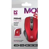 Мышь Defender Prime MB-053 (красный) - Превью изображения №7 — Интернет-магазин Time-Shop