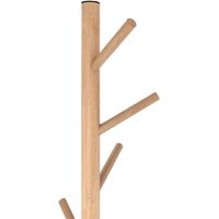 Вешалка для одежды Sheffilton SHT-CR25 (прозрачный лак/черный/мрамор) - Превью изображения №3 — Интернет-магазин Time-Shop