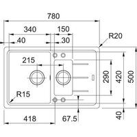 Кухонная мойка Franke Basis BFG 651-78 114.0716.319 - Превью изображения №3 — Интернет-магазин Time-Shop