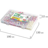 Бусины BRAUBERG Beads set 664695 (450 шт) - Превью изображения №6 — Интернет-магазин Time-Shop