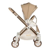 Коляска прогулочная «книга» Farfello Olivia (кварцевый песок) - Превью изображения №2 — Интернет-магазин Time-Shop