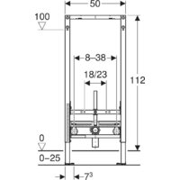Инсталляция для биде Geberit Duofix 111.510.00.2 - Превью изображения №3 — Интернет-магазин Time-Shop