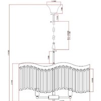 Подвесная люстра Moderli Wave V10767-6P - Превью изображения №3 — Интернет-магазин Time-Shop