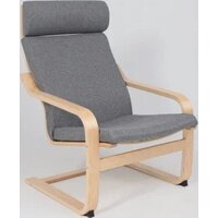 Интерьерное кресло AksHome Relax (ткань, серый QS-9) - Превью изображения №3 — Интернет-магазин Time-Shop