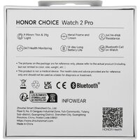Умные часы HONOR Choice InFoWear Watch 2 Pro LWS-WB11 (черный) - Превью изображения №11 — Интернет-магазин Time-Shop