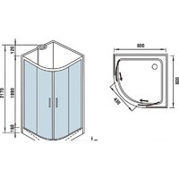 Душевая кабина WeltWasser WW500 Werra 801 - Превью изображения №13 — Интернет-магазин Time-Shop