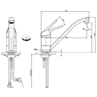 Смеситель Franke Novara-Plus 115.0470.658 (белый) - Превью изображения №2 — Интернет-магазин Time-Shop