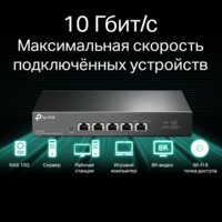 Неуправляемый коммутатор TP-Link TL-SX105 - Превью изображения №5 — Интернет-магазин Time-Shop