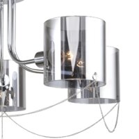 Люстра средней высоты Escada Intense 683/5P E14*40W Chrome - Превью изображения №3 — Интернет-магазин Time-Shop