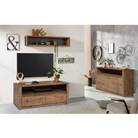 Тумба Рэйгрупп Bromo ТК-09 2Y 130x54x51 ТВ-08 VL (дуб веллингтон) - Превью изображения №9 — Интернет-магазин Time-Shop