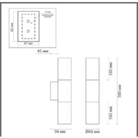Бра Odeon Light Bazel 4281/2WA - Превью изображения №4 — Интернет-магазин Time-Shop