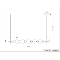 Подвесная люстра F-Promo Chantra 4088-5P - Превью изображения №8 — Интернет-магазин Time-Shop