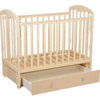 Классическая детская кроватка Фея 328 (бежевый) - Превью изображения №2 — Интернет-магазин Time-Shop