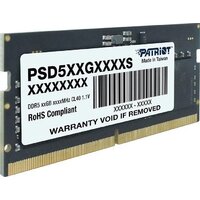Оперативная память Patriot Signature Line 32ГБ DDR5 SODIMM 5600 МГц PSD532G56002S - Превью изображения №3 — Интернет-магазин Time-Shop