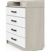 Детский комод Атон Мебель Marvin (шимо светлый/белый) - Превью изображения №3 — Интернет-магазин Time-Shop