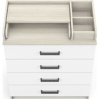 Детский комод Атон Мебель Marvin (шимо светлый/белый) - Превью изображения №2 — Интернет-магазин Time-Shop